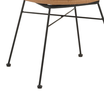 Set de Masa Thorio-Felicia 5 antracit aluminiu si placaj, Natural, 160x90x75 cm, foto produs 6