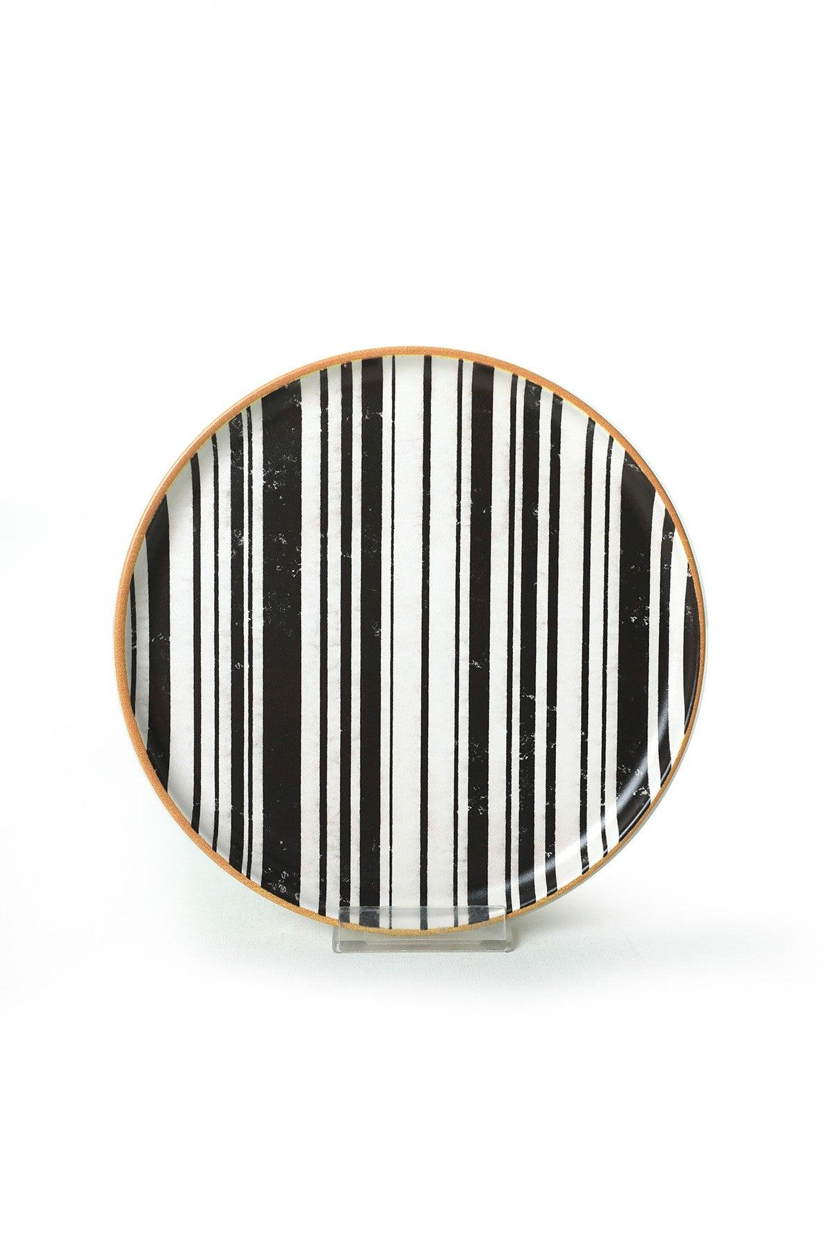 Set de mic dejun, Negru, 22 cm