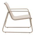 Set de mobilier de exterior cu funcție relaxare Veranda, textilene-metal, cappuccino, 110x74x75 cm, foto produs 8