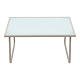 Set de mobilier de exterior cu funcție relaxare Veranda, textilene-metal, cappuccino, 110x74x75 cm