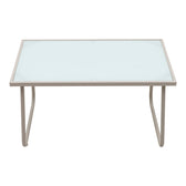 Set de mobilier de exterior cu funcție relaxare Veranda, textilene-metal, cappuccino, 110x74x75 cm, foto produs 9