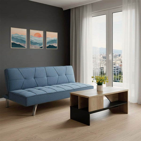 Set de mobilier pentru camera de zi pentru studenti Groove 2 piese, 175x83x74 cm