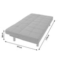 Set de mobilier pentru camera de zi pentru studenti Groove 2 piese, 175x83x74 cm, foto produs 6