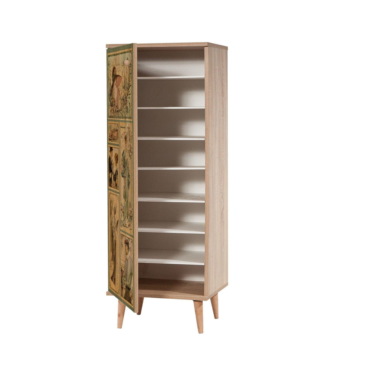 Set de mobilier pentru hol Filinta - 723 - 1053 Hallway Furniture Set 8, Sonomo, 105x50x40 cm