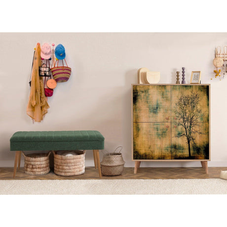 Set de mobilier pentru hol Multilux - 726 - 1053 Hallway Furniture Set 5, Sonomo, 111x36x95 cm