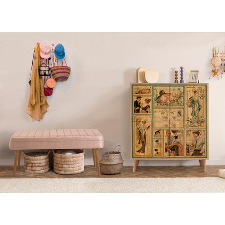 Set de mobilier pentru hol Multilux - 726 - 1053 Hallway Furniture Set 7, Sonomo, 111x36x95 cm