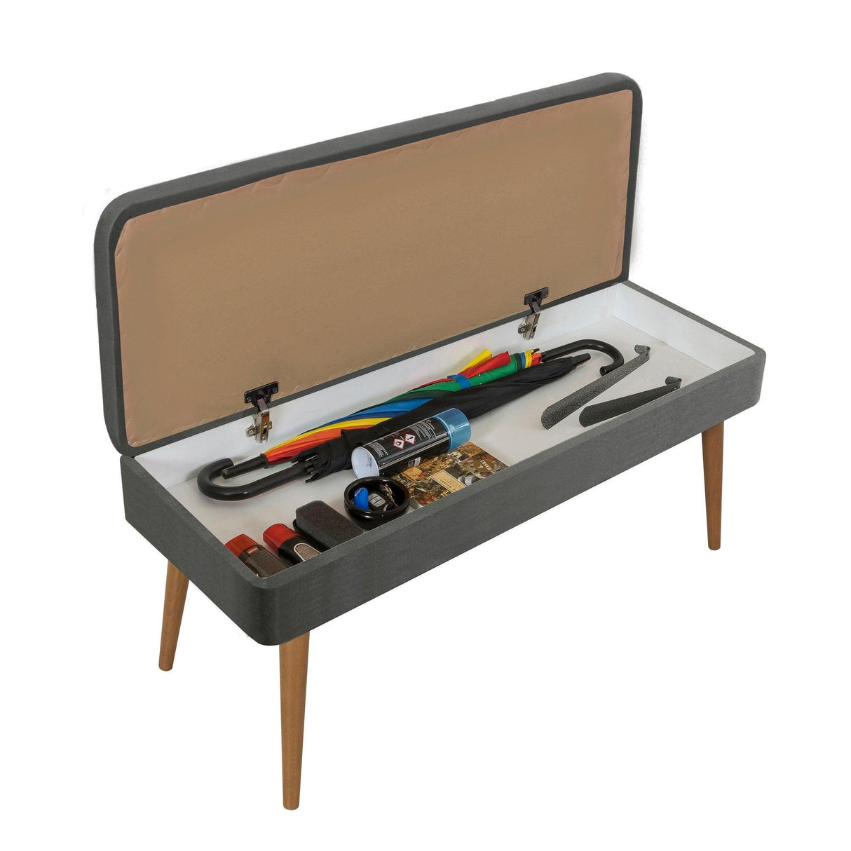 Set de mobilier pentru hol Vegas Sonomo - 200 - 0900 Hallway Furniture Set 39, Alb, 105x50x40 cm