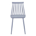 Set de mobilier pentru sufragerie cu masă și scaune Elijah-Aurora, Polipropilenă, Masa: , Scaune: 2 bucăți, Alb-Gri, 60x74 cm, foto produs