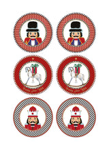 Set de servire pentru tort, Roșu, 19x19 cm