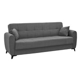 Set de sufragerie 2 piese Lincoln din tesatura, antracit, 85x225 cm, imagine suplimentara