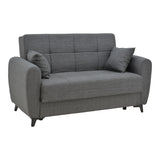 Set de sufragerie 2 piese Lincoln din tesatura, antracit, 85x225 cm