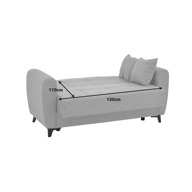 Set de sufragerie 2 piese Lincoln din tesatura, antracit, 85x225 cm