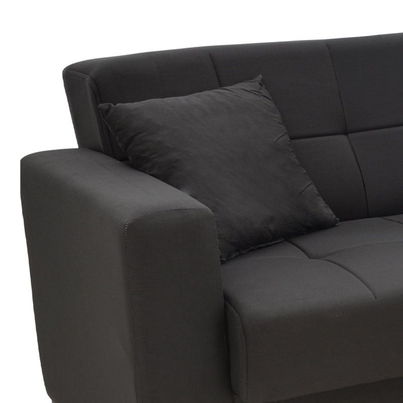 Set de sufragerie 2 piese Modesto, neagra, 85x215 cm, foto produs 7