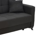 Set de sufragerie 2 piese Modesto, neagra, 85x215 cm, foto produs 8
