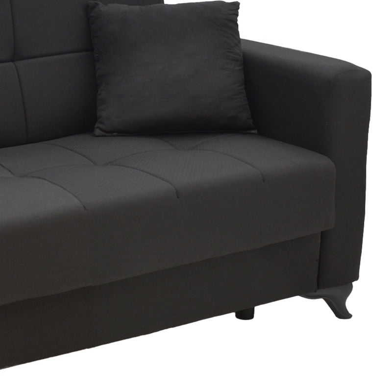 Set de sufragerie 2 piese Modesto, neagra, 85x215 cm, foto produs 8