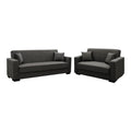 canapea Set de sufragerie 2 piese Vox, antracit 83x214 cm