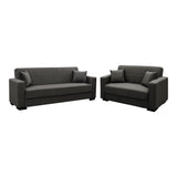 Set de sufragerie 2 piese Vox, antracit, 83x214 cm