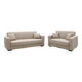 canapea Set de sufragerie 2 piese Vox, crem 83x214 cm
