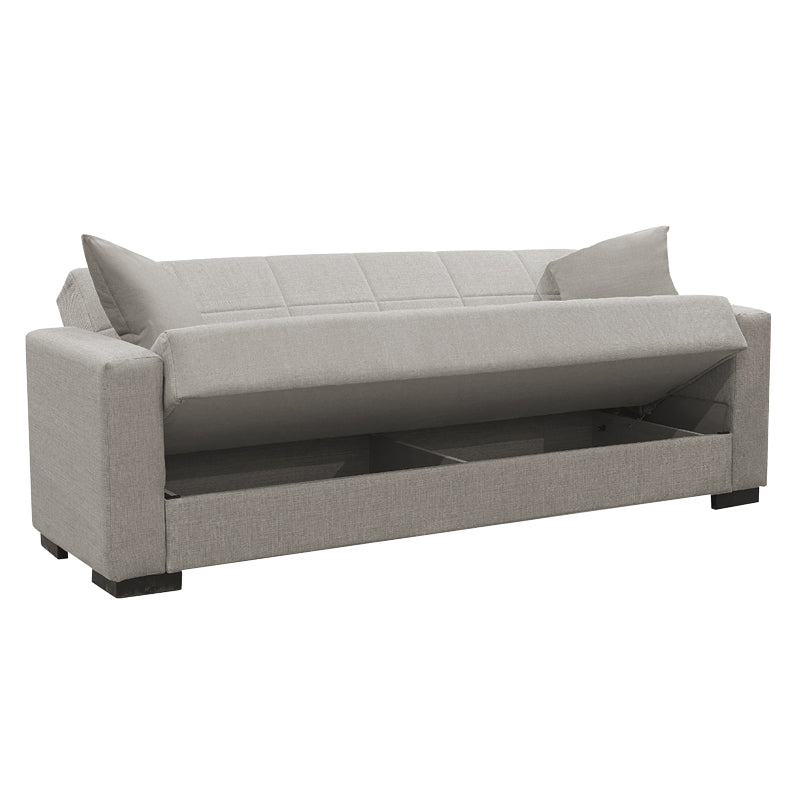 Set de sufragerie 2 piese Vox, Gri deschisa, 83x214 cm, perspectiva suplimentara