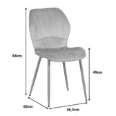 Set de sufragerie cu masă neagră orbitală și scaune galbene Jelour, Metal și Lemn, Masă: , 5 piese, 120x76 cm, foto produs