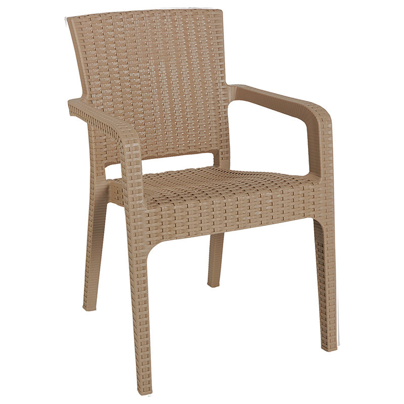 Set de sufragerie Groovy-Halcyon set 3 piese, Crem, 80x80x74 cm, detaliu produs