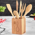 Set de ustensile de bucătărie Kitchenware Set   UP00678, Natural, 13x13x32 cm