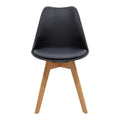 Set dining Chloe-Gaston, 5 piese, Antracit-Natural, 120x70x75 cm, perspectiva suplimentara