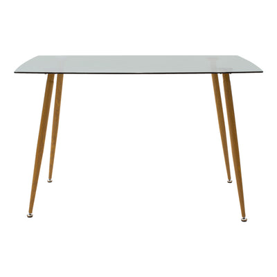 Set dining Chloe-Gaston, 5 piese, Antracit-Natural, 120x70x75 cm, foto produs 6