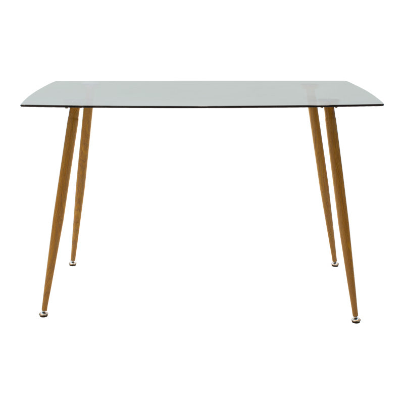 Set dining Chloe-Gaston, 5 piese, Antracit-Natural, 120x70x75 cm, foto produs 6
