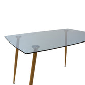 Set dining Chloe-Gaston, 5 piese, Antracit-Natural, 120x70x75 cm, foto produs 7