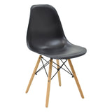 Set dining Chloe-Julita, 5 piese, Antracit, 120x70x75 cm