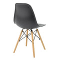 Set dining Chloe-Julita, 5 piese, Antracit, 120x70x75 cm, detaliu produs