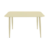 Set dining exterior Heven Vista, 5 piese, 120x70x72 cm - Champagne