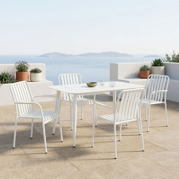 Set dining exterior Heven Vista, 5 piese, 120x70x72 cm