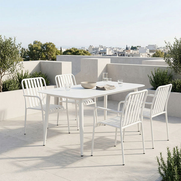 Set dining exterior Heven Vista, 5 piese, 150x80x72 cm