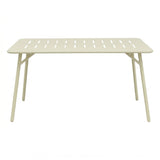 Set dining exterior Moraja Deraby I, 5 piese, Crem, 140x80x72 cm