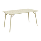 Set dining exterior Moraja Federal, 5 piese, Crem, 140x80x72 cm