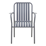 Set dining exterior Heven Vista, 3 piese, 80x80x72 cm - Antracit