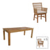 Masa Cu Scaune Set dining Inca-Wooly, 7 piese, Bej-Natural, 220x90x75 cm