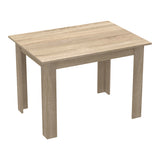 Set dining Manka-Gaston, 5 piese, Sonoma-Negru, 110x80x77 cm