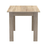 Set dining Manka-Julita, 5 piese, Sonoma-Negru, 110x80x77 cm