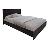 Set Dormitor Athos cu Pat, Wenge, 140x200 cm