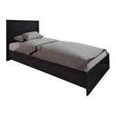 Set Dormitor Athos cu Pat, Wenge, 90x190 cm, imagine suplimentara