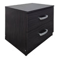 Set Dormitor Athos cu Pat, Wenge, 90x190 cm, perspectiva suplimentara