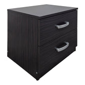 Set Dormitor Athos cu Pat, Wenge, 90x190 cm, perspectiva suplimentara