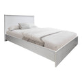 Set dormitor Athos, pat cu spațiu de depozitare, Alb, pat: , Set 3 piese, 140x200 cm, imagine suplimentara