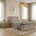 Set dormitor cu pat Olympus Sonoma, lemn, 120x200 cm, set 3 piese