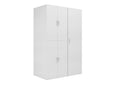Set Dulap Baie pentru Masina de spalat, uscator si masa de calcat, Miranda , Alb, 71x194x69 - 54 x 194 x 52 cm