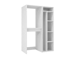Set Dulap Baie pentru Masina de spalat, uscator si masa de calcat, Miranda , Alb, 71x194x69 - 54 x 194 x 52 cm
