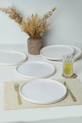 Set farfurii, Alb Mat, 27 cm